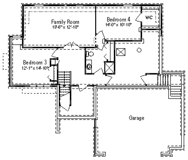 lower floor house blueprint