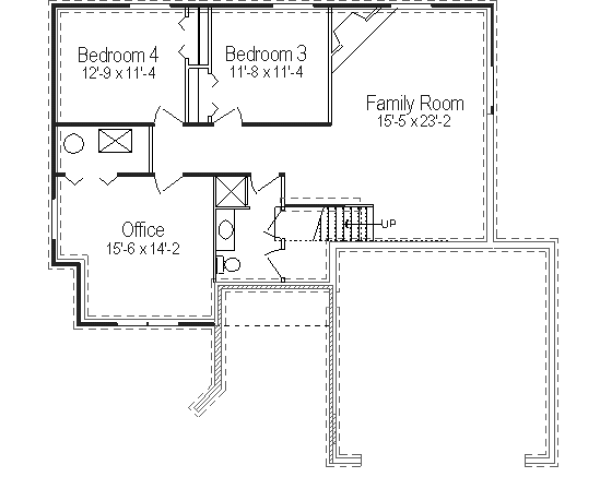 lower floor house blueprint