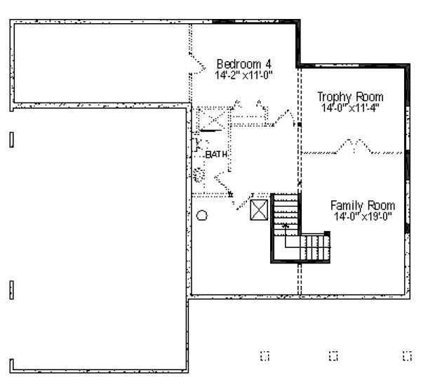 lower floor house blueprint