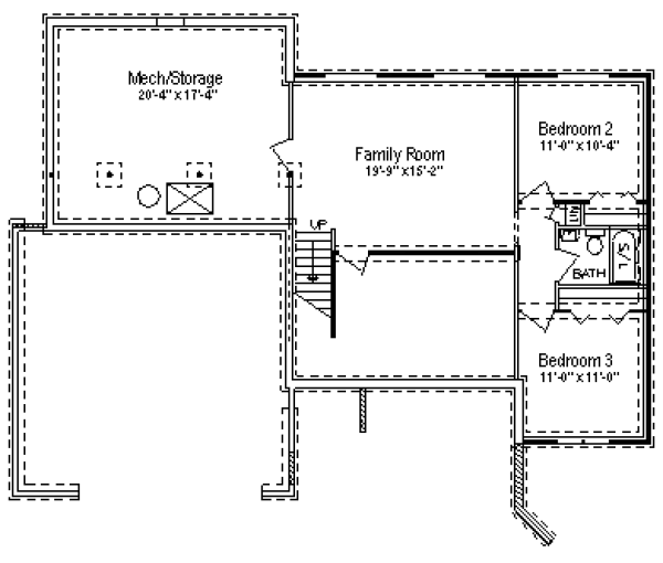 lower floor house blueprint