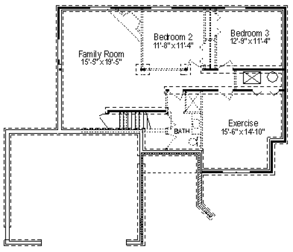 lower floor house blueprint
