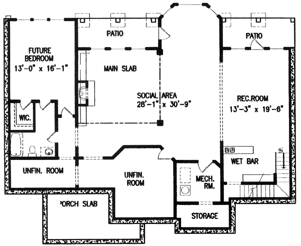 lower floor house blueprint