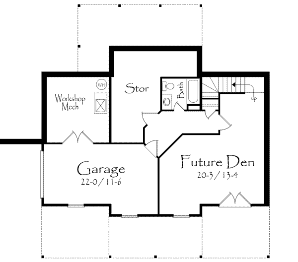 lower floor house blueprint