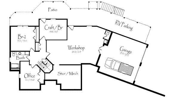 lower floor house blueprint