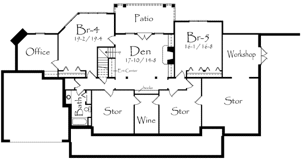 lower floor house blueprint