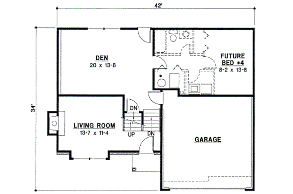 lower floor house blueprint