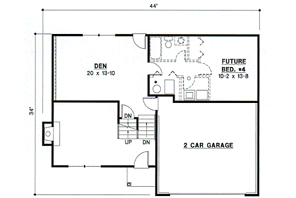 lower floor house blueprint