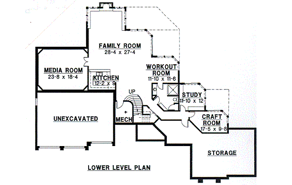 lower floor house blueprint