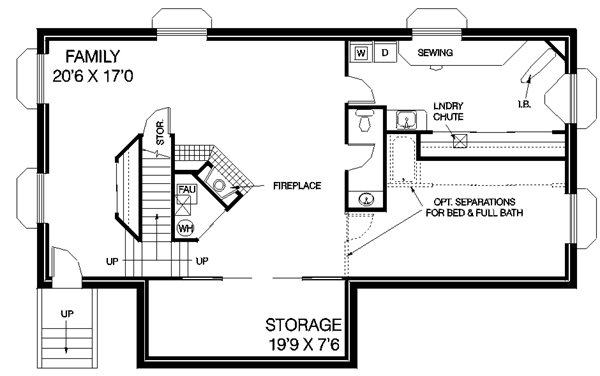 lower floor house blueprint