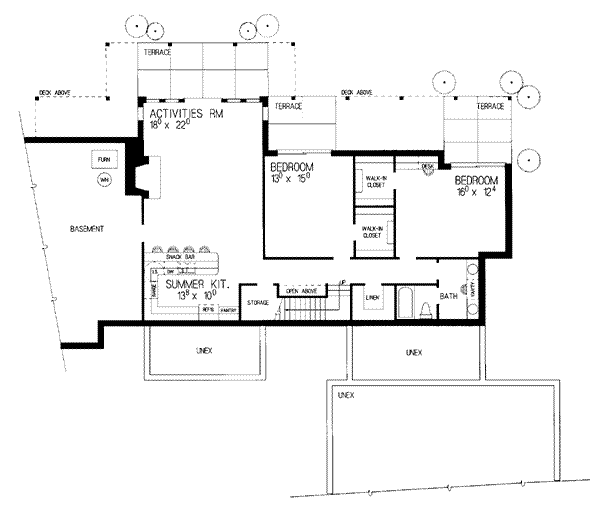 lower floor house blueprint