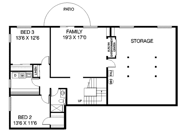 lower floor house blueprint