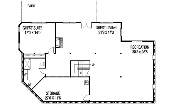 lower floor house blueprint