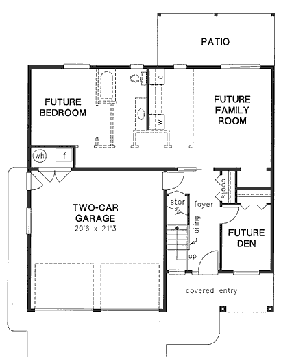 lower floor house blueprint