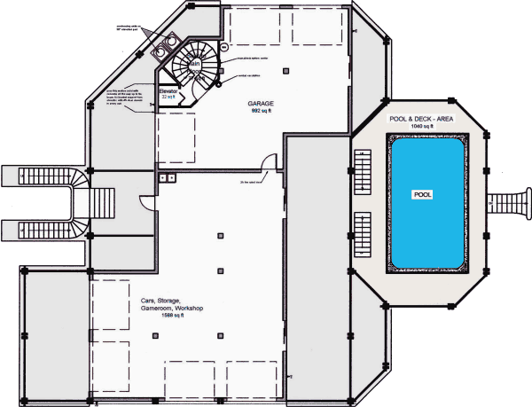 lower floor house blueprint