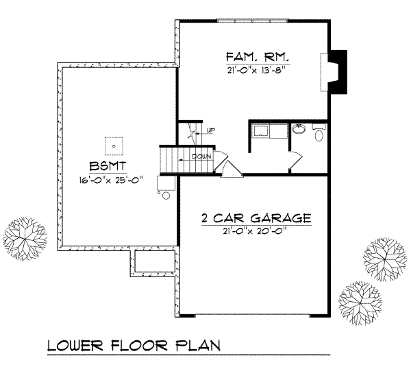 lower floor house blueprint