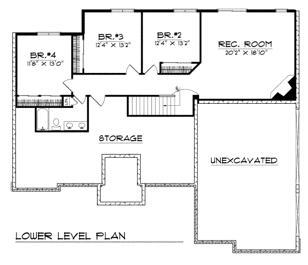 lower floor house blueprint