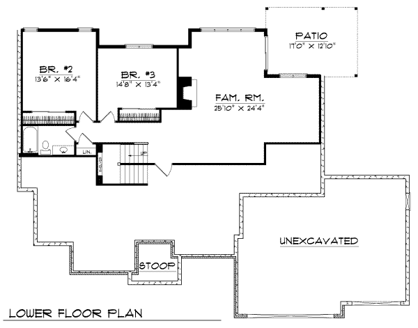 lower floor house blueprint