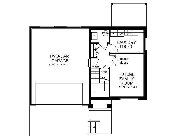 lower floor house blueprint