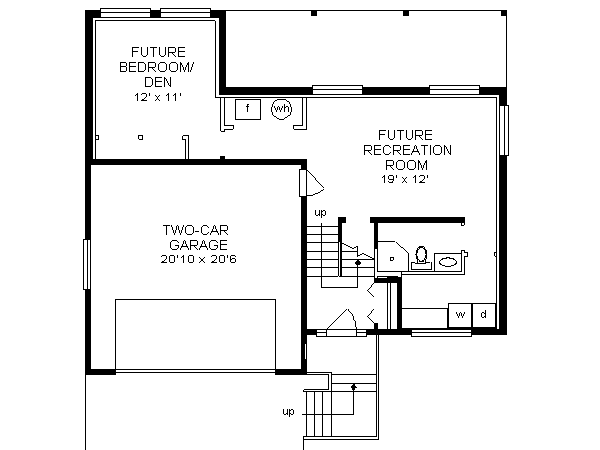 lower floor house blueprint
