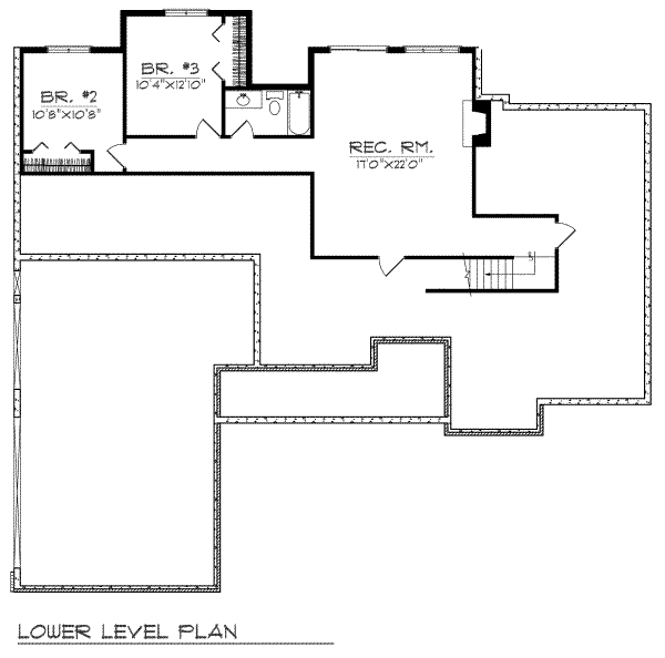lower floor house blueprint