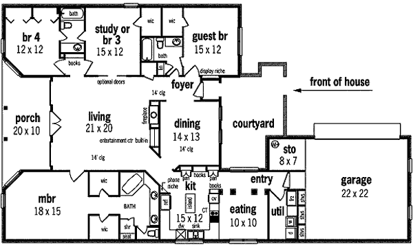 main floor house blueprint