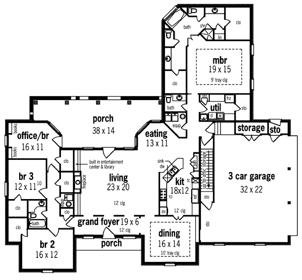 main floor house blueprint