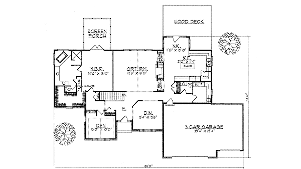 main floor house blueprint
