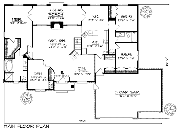 main floor house blueprint