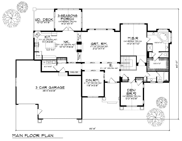 main floor house blueprint