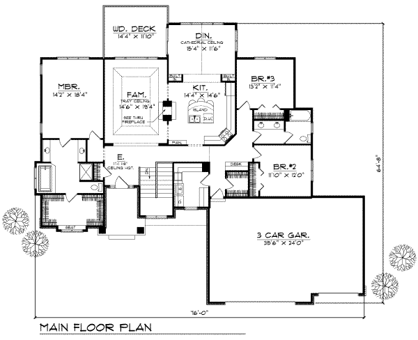 main floor house blueprint