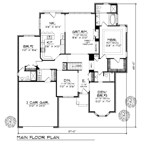main floor house blueprint