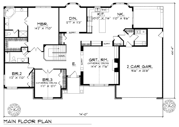 main floor house blueprint