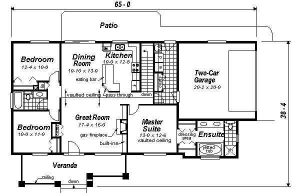 main floor house blueprint
