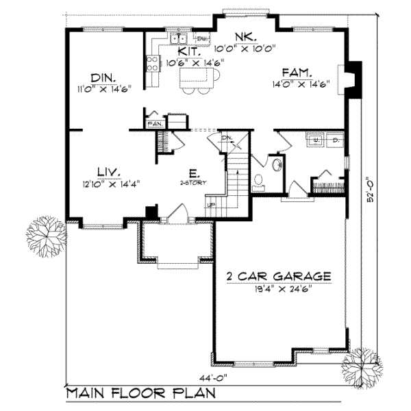 main floor house blueprint