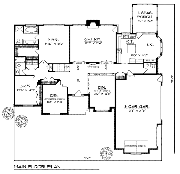 main floor house blueprint