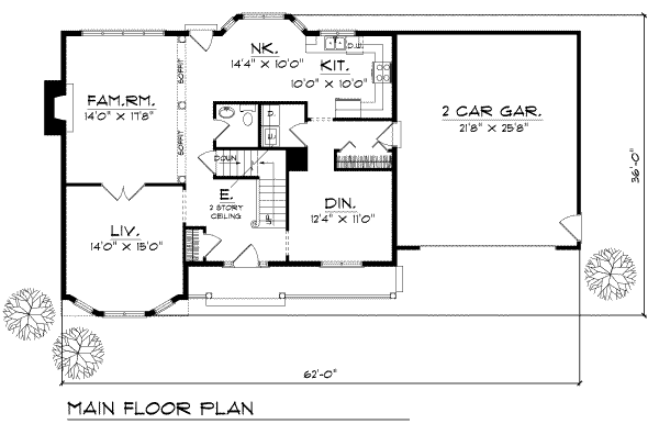 main floor house blueprint