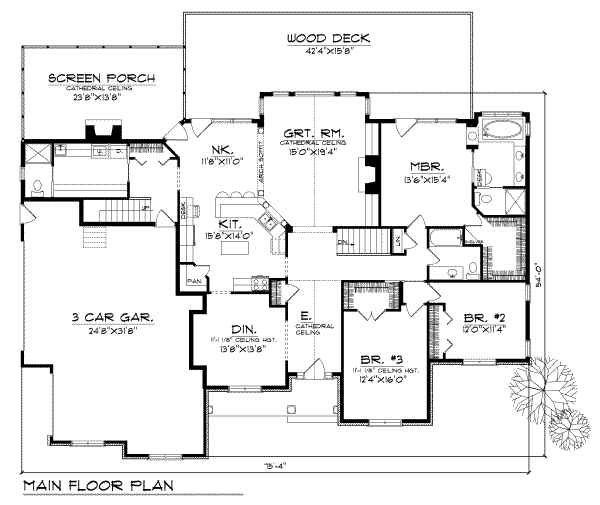 main floor house blueprint