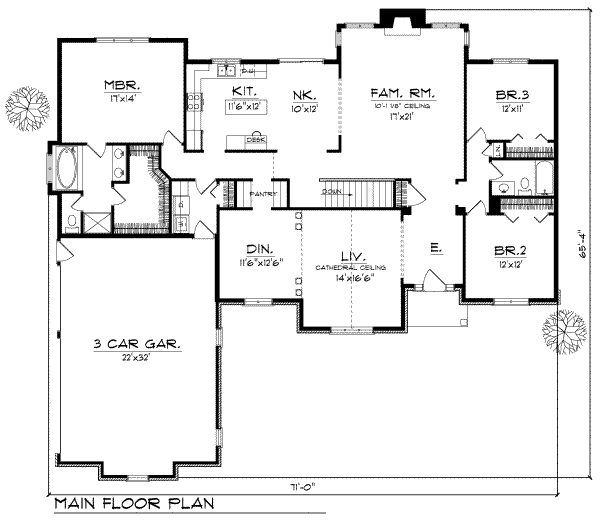 main floor house blueprint