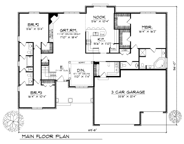 main floor house blueprint