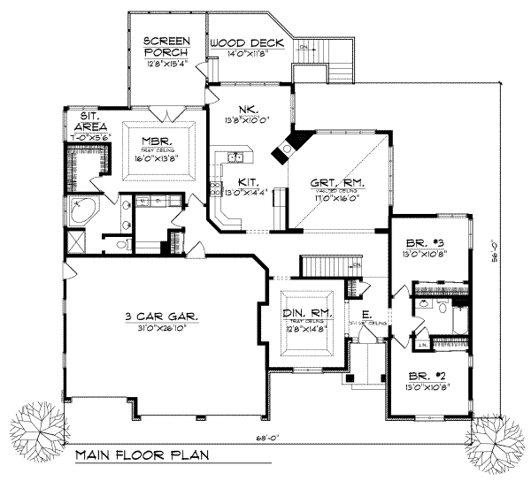 main floor house blueprint