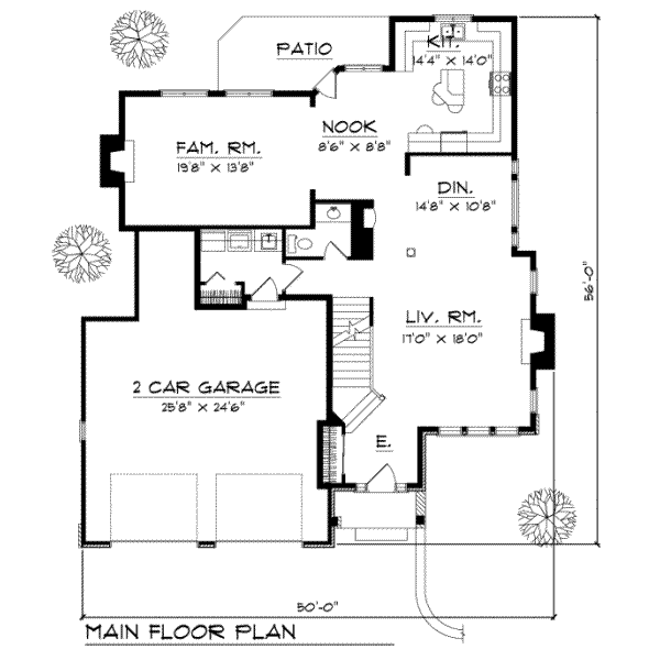 main floor house blueprint