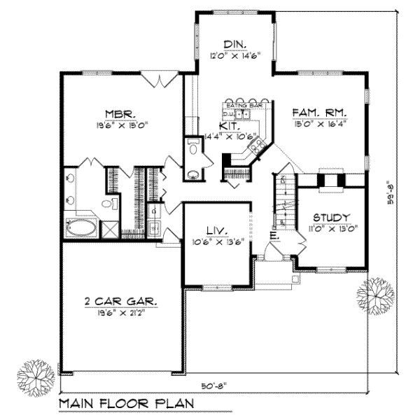 main floor house blueprint