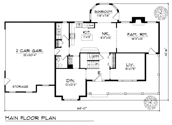 main floor house blueprint