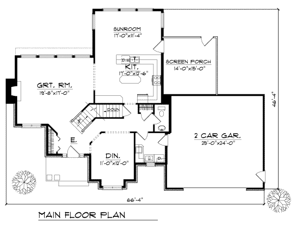 main floor house blueprint