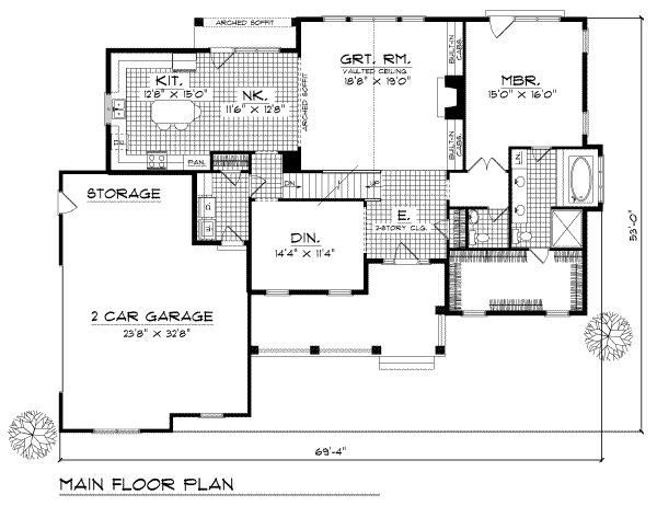 main floor house blueprint