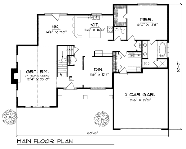 main floor house blueprint