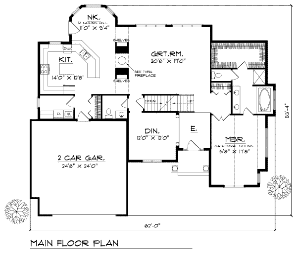 main floor house blueprint