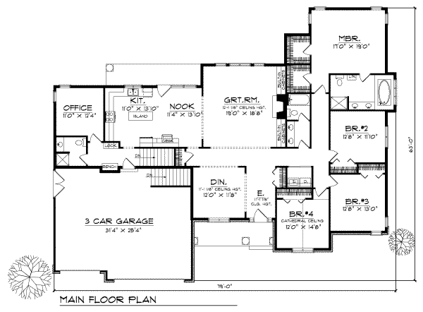 main floor house blueprint