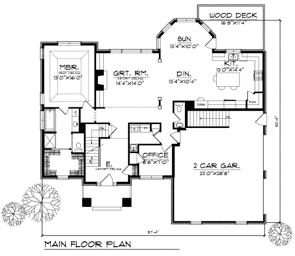 main floor house blueprint