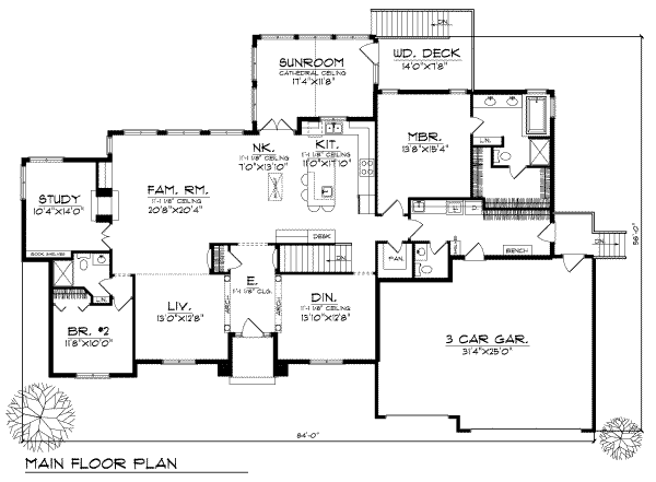 main floor house blueprint